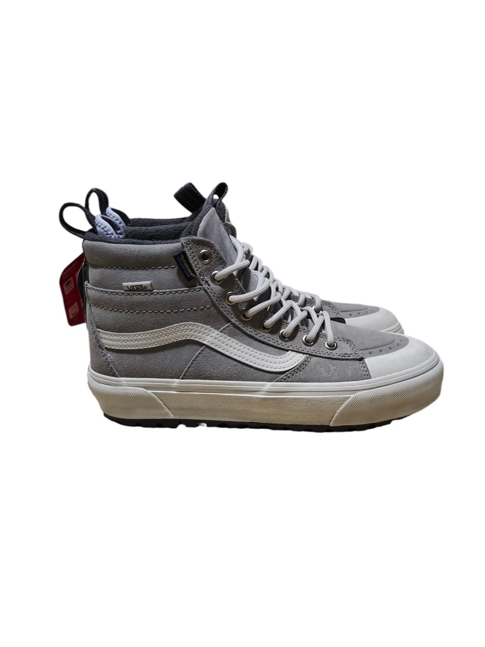 NWT Vans Sk8-Hi MTE Gray High-Top Sneakers W8.5 M7 Unisex Waterproof Skate Shoes